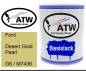 Preview: Ford, Desert Gold Pearl, G6 / M7436: 1L Lackdose, von ATW Autoteile West.